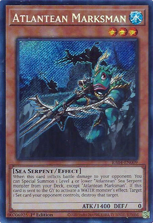 Atlantean Marksman [RA04-EN009] Secret Rare | Gear Gaming Fayetteville