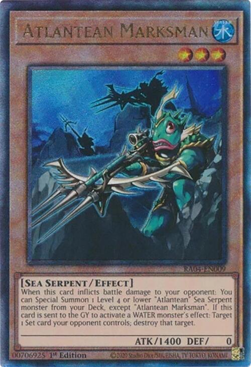 Atlantean Marksman [RA04-EN009] Prismatic Ultimate Rare | Gear Gaming Fayetteville