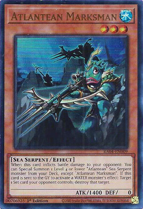 Atlantean Marksman [RA04-EN009] Ultra Rare | Gear Gaming Fayetteville