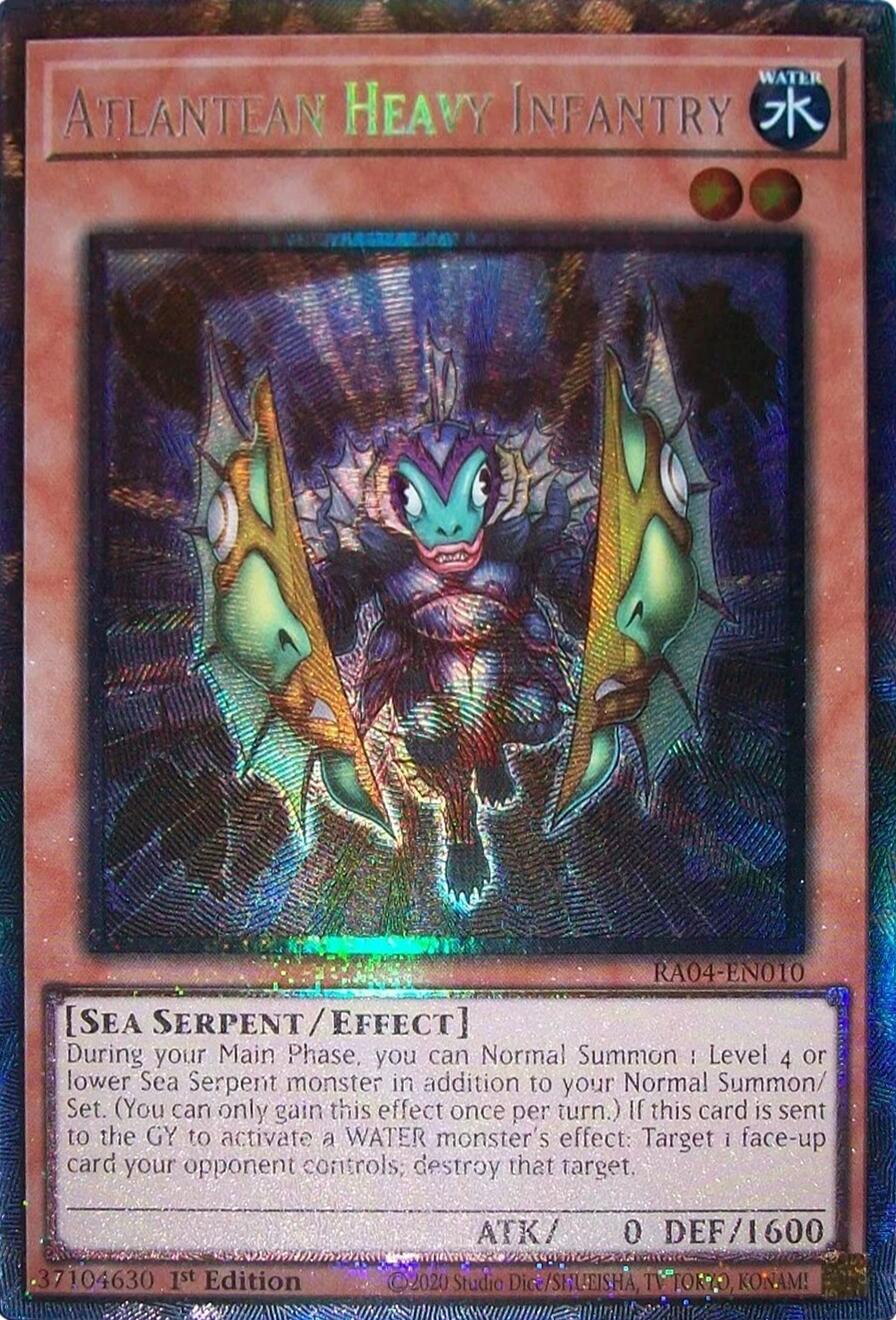 Atlantean Heavy Infantry [RA04-EN010] Prismatic Collector's Rare | Gear Gaming Fayetteville