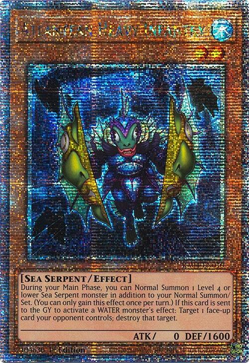 Atlantean Heavy Infantry [RA04-EN010] Quarter Century Secret Rare | Gear Gaming Fayetteville
