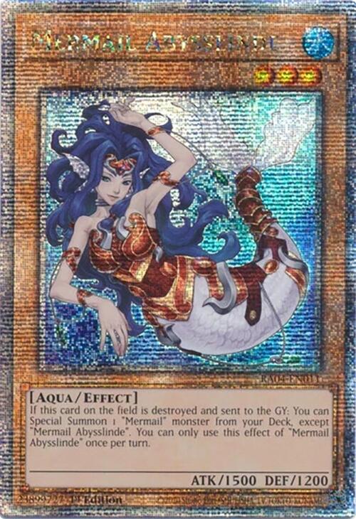 Mermail Abysslinde [RA04-EN011] Quarter Century Secret Rare | Gear Gaming Fayetteville