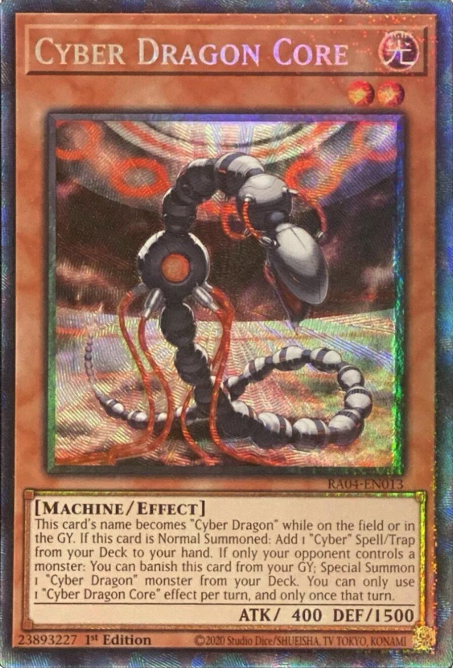 Cyber Dragon Core [RA04-EN013] Prismatic Collector's Rare | Gear Gaming Fayetteville