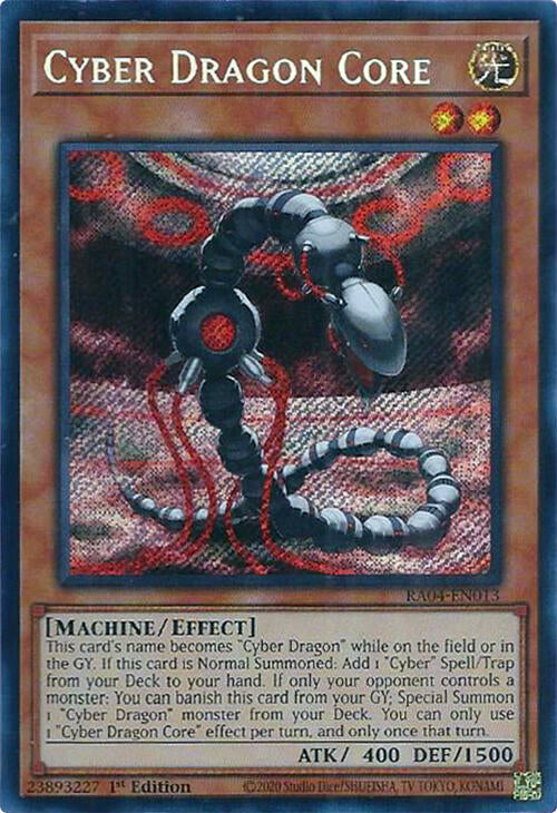Cyber Dragon Core [RA04-EN013] Secret Rare | Gear Gaming Fayetteville