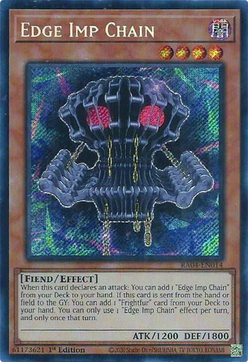 Edge Imp Chain [RA04-EN014] Secret Rare | Gear Gaming Fayetteville