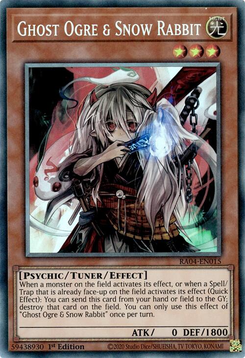 Ghost Ogre & Snow Rabbit [RA04-EN015] Prismatic Collector's Rare | Gear Gaming Fayetteville