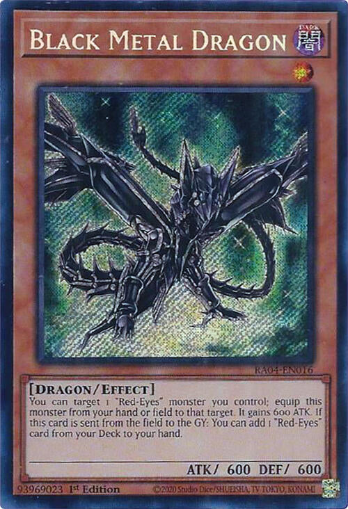 Black Metal Dragon [RA04-EN016] Secret Rare | Gear Gaming Fayetteville