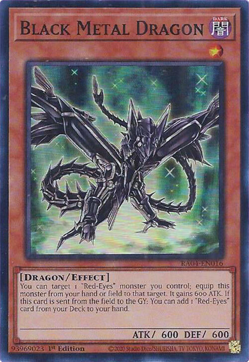 Black Metal Dragon [RA04-EN016] Super Rare | Gear Gaming Fayetteville