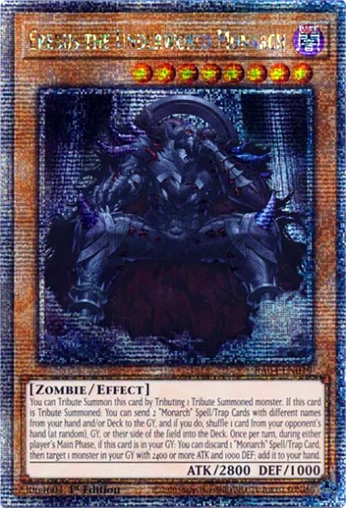 Erebus the Underworld Monarch [RA04-EN019] Quarter Century Secret Rare | Gear Gaming Fayetteville
