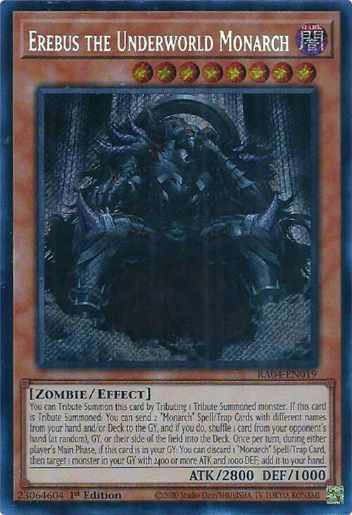 Erebus the Underworld Monarch [RA04-EN019] Secret Rare | Gear Gaming Fayetteville