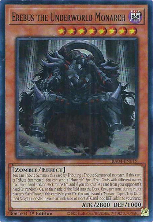 Erebus the Underworld Monarch [RA04-EN019] Super Rare | Gear Gaming Fayetteville