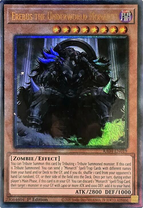 Erebus the Underworld Monarch [RA04-EN019] Prismatic Ultimate Rare | Gear Gaming Fayetteville
