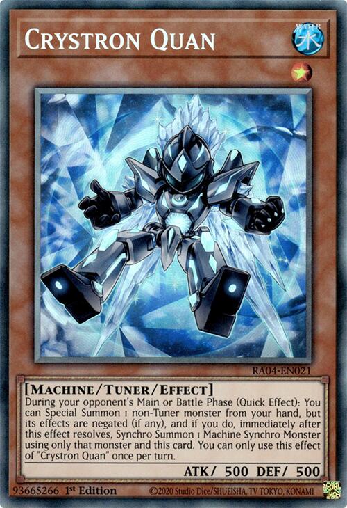 Crystron Quan [RA04-EN021] Prismatic Collector's Rare | Gear Gaming Fayetteville
