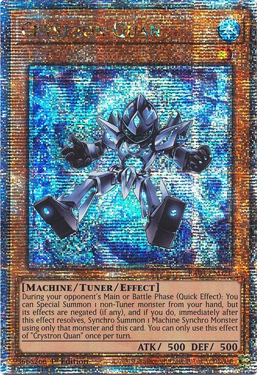 Crystron Quan [RA04-EN021] Quarter Century Secret Rare | Gear Gaming Fayetteville