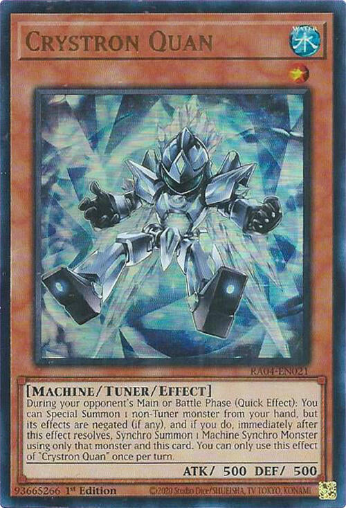 Crystron Quan [RA04-EN021] Ultra Rare | Gear Gaming Fayetteville
