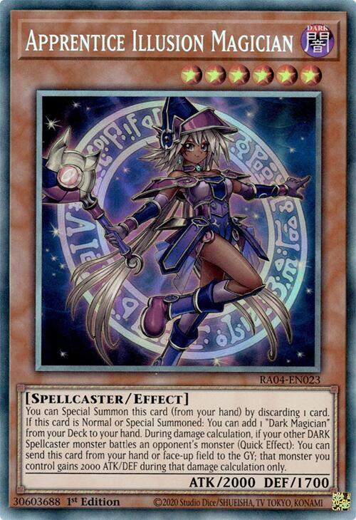 Apprentice Illusion Magician [RA04-EN023] Prismatic Collector's Rare | Gear Gaming Fayetteville