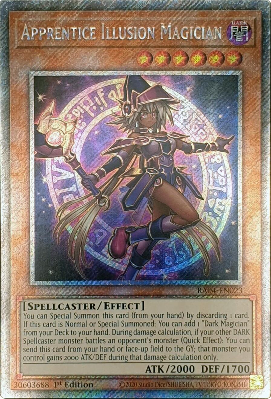 Apprentice Illusion Magician [RA04-EN023] Platinum Secret Rare | Gear Gaming Fayetteville