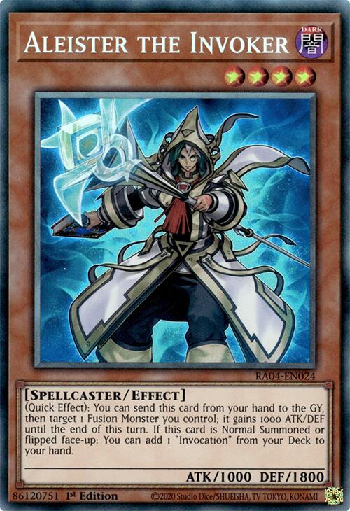 Aleister the Invoker (Alternate Art) [RA04-EN024] Prismatic Collector's Rare | Gear Gaming Fayetteville