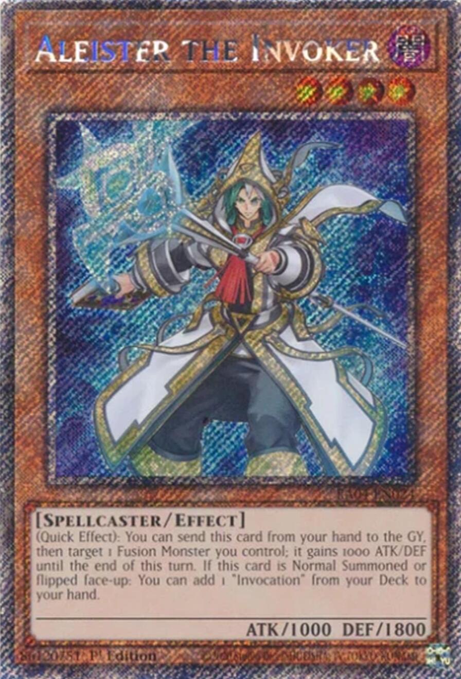 Aleister the Invoker (Alternate Art) [RA04-EN024] Platinum Secret Rare | Gear Gaming Fayetteville