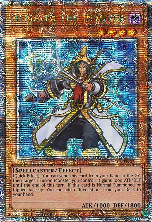 Aleister the Invoker (Alternate Art) [RA04-EN024] Quarter Century Secret Rare | Gear Gaming Fayetteville