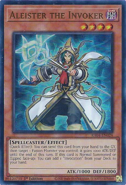Aleister the Invoker (Alternate Art) [RA04-EN024] Ultra Rare | Gear Gaming Fayetteville