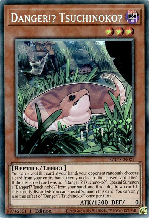 Danger!? Tsuchinoko? [RA04-EN027] Prismatic Collector's Rare | Gear Gaming Fayetteville