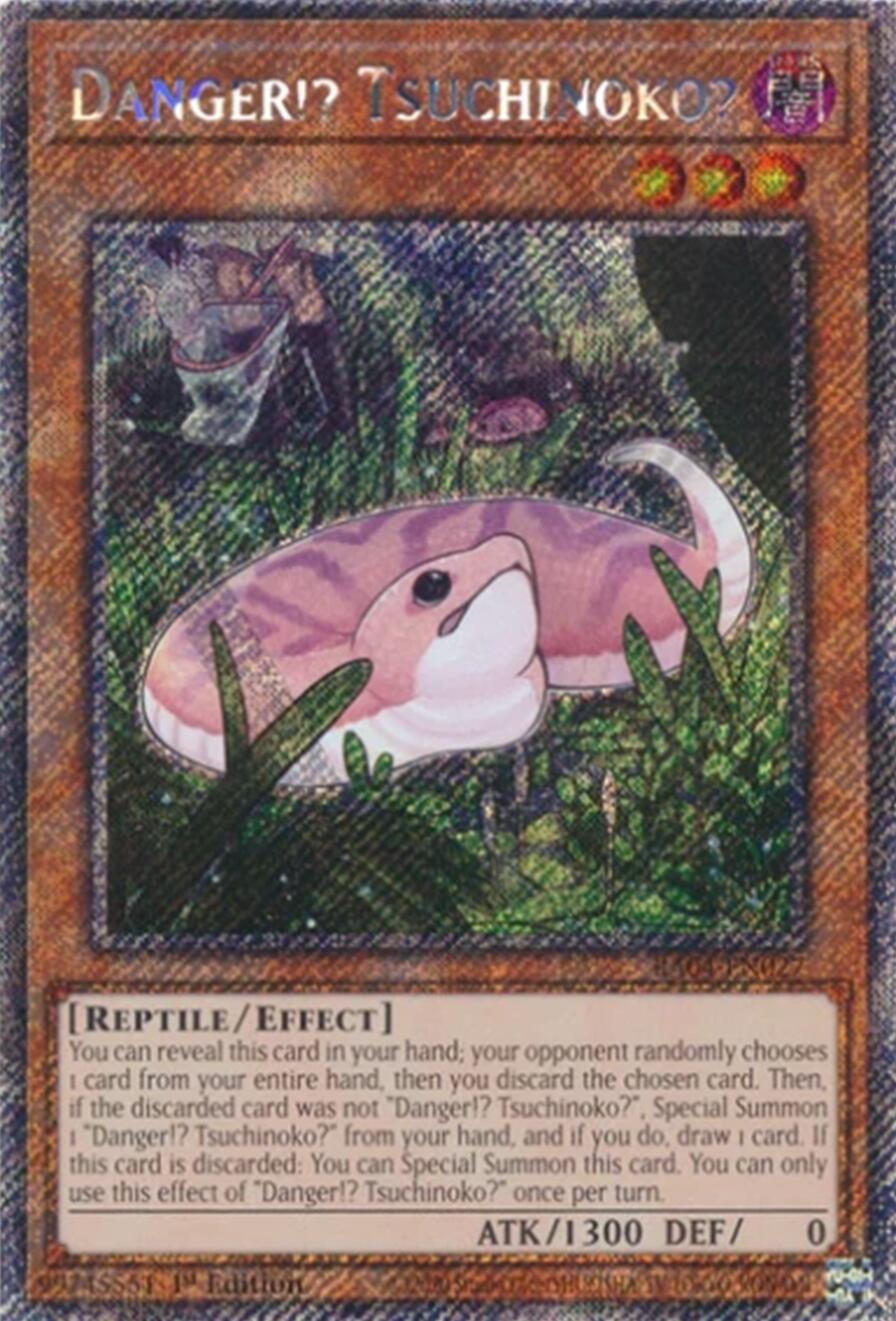 Danger!? Tsuchinoko? [RA04-EN027] Platinum Secret Rare | Gear Gaming Fayetteville