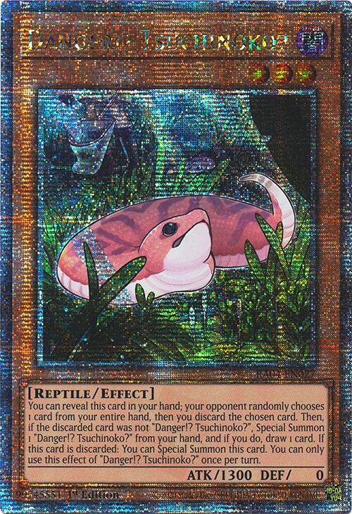 Danger!? Tsuchinoko? [RA04-EN027] Quarter Century Secret Rare | Gear Gaming Fayetteville