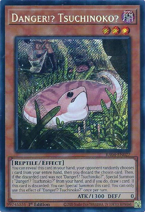 Danger!? Tsuchinoko? [RA04-EN027] Secret Rare | Gear Gaming Fayetteville