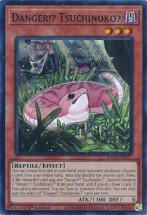 Danger!? Tsuchinoko? [RA04-EN027] Super Rare | Gear Gaming Fayetteville