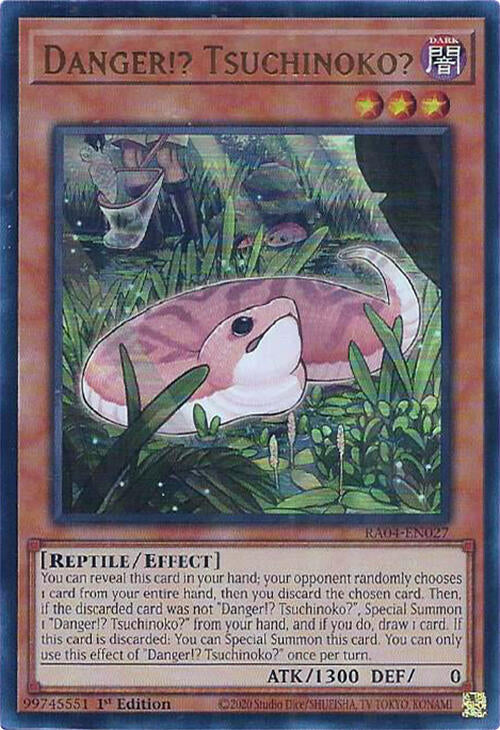 Danger!? Tsuchinoko? [RA04-EN027] Ultra Rare | Gear Gaming Fayetteville