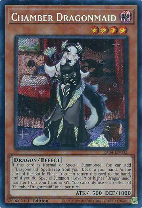 Chamber Dragonmaid [RA04-EN032] Secret Rare | Gear Gaming Fayetteville