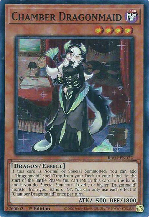 Chamber Dragonmaid [RA04-EN032] Super Rare | Gear Gaming Fayetteville