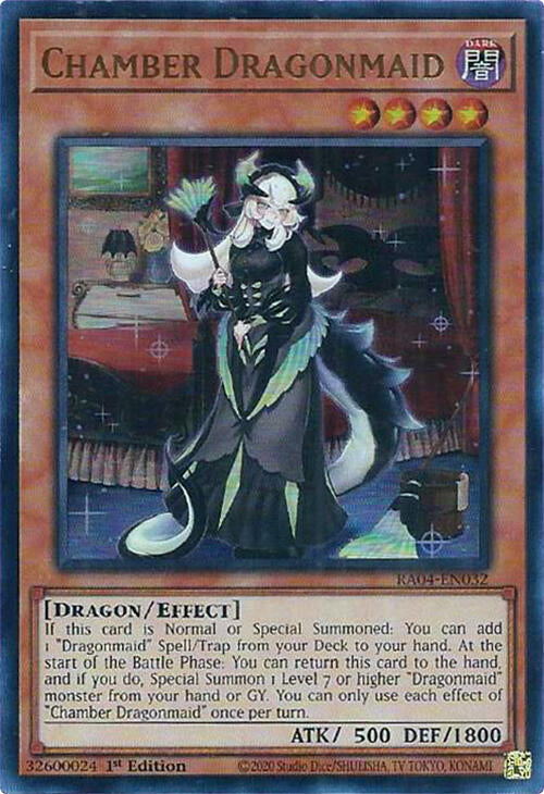 Chamber Dragonmaid [RA04-EN032] Ultra Rare | Gear Gaming Fayetteville