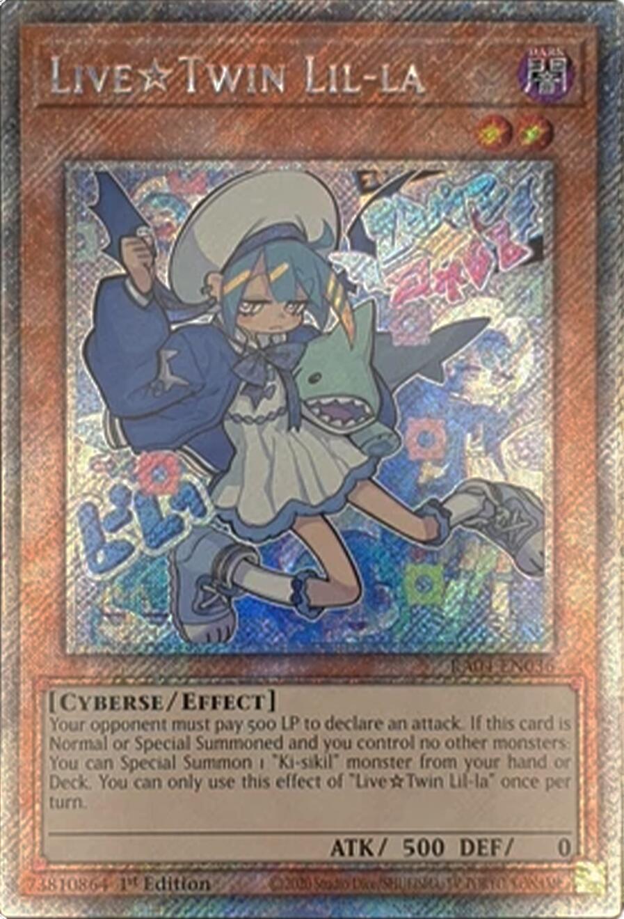 LiveTwin Lil-la [RA04-EN036] Platinum Secret Rare | Gear Gaming Fayetteville