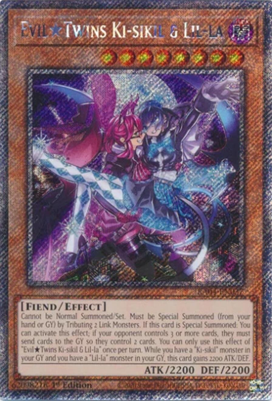 EvilTwins Ki-sikil & Lil-la [RA04-EN037] Platinum Secret Rare | Gear Gaming Fayetteville