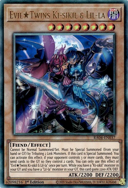 EvilTwins Ki-sikil & Lil-la [RA04-EN037] Prismatic Ultimate Rare | Gear Gaming Fayetteville