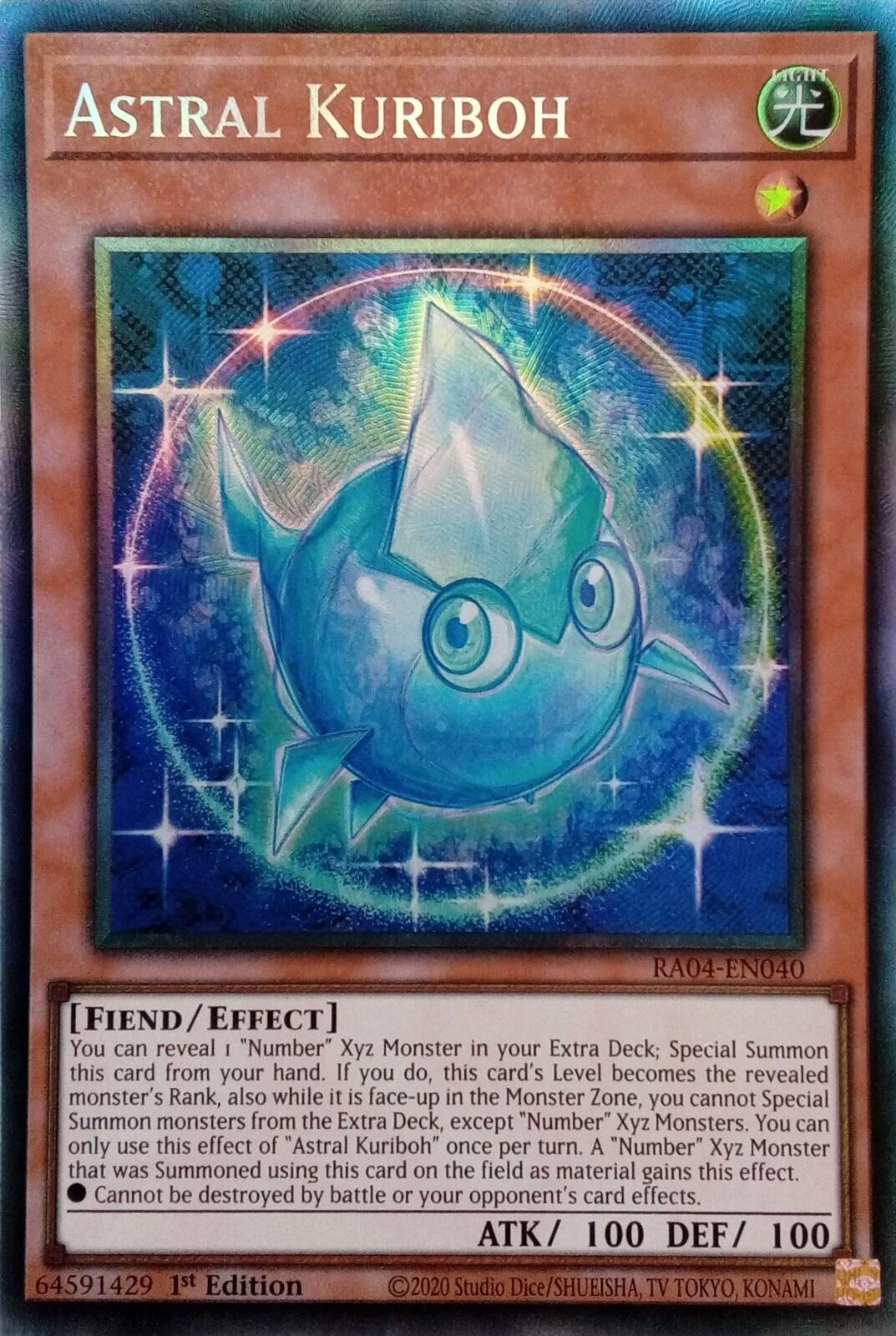 Astral Kuriboh [RA04-EN040] Prismatic Collector's Rare | Gear Gaming Fayetteville