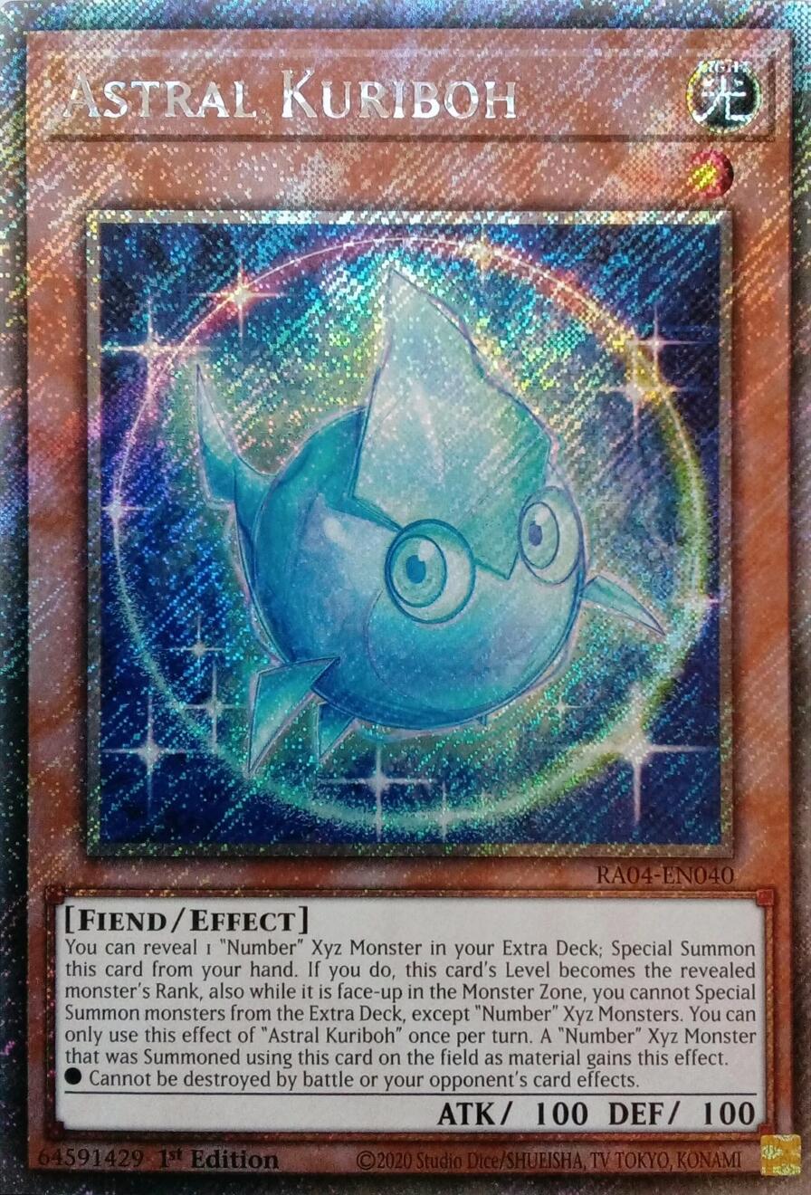 Astral Kuriboh [RA04-EN040] Platinum Secret Rare | Gear Gaming Fayetteville