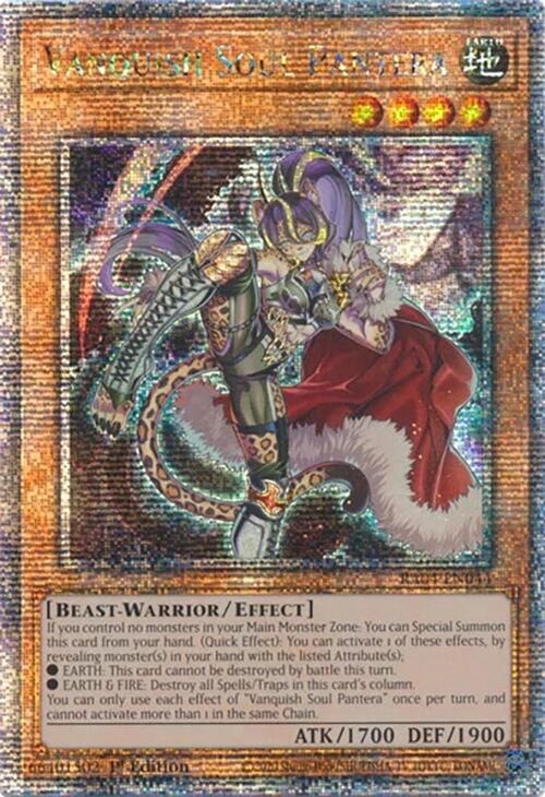 Vanquish Soul Pantera [RA04-EN044] Quarter Century Secret Rare | Gear Gaming Fayetteville
