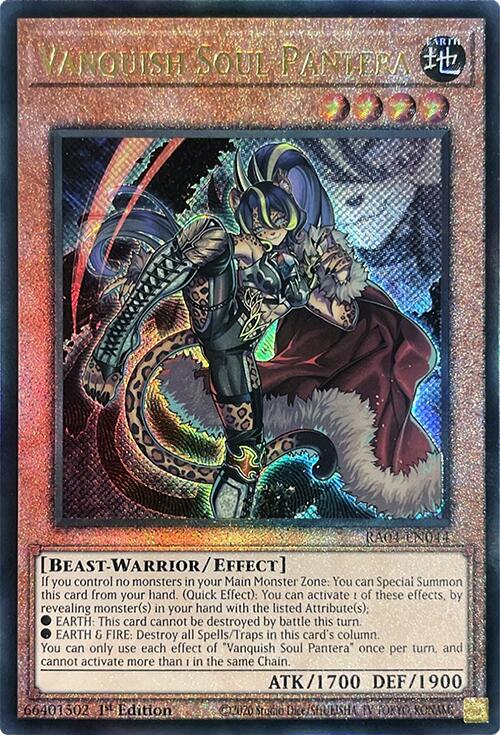 Vanquish Soul Pantera [RA04-EN044] Prismatic Ultimate Rare | Gear Gaming Fayetteville