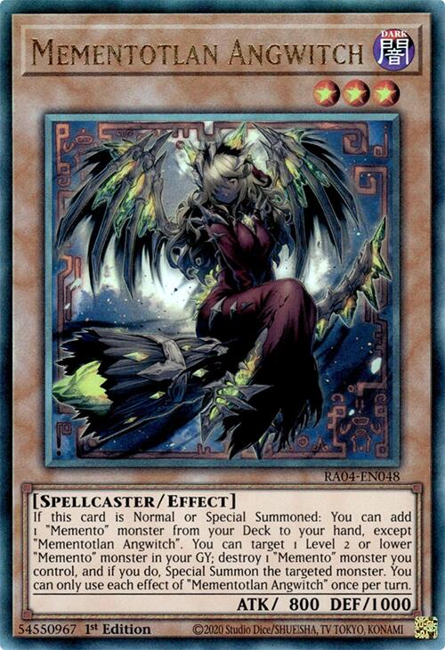 Mementotlan Angwitch [RA04-EN048] Prismatic Ultimate Rare | Gear Gaming Fayetteville