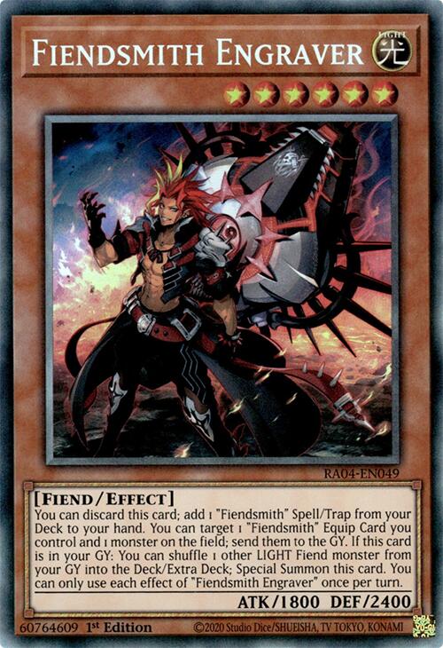 Fiendsmith Engraver [RA04-EN049] Prismatic Collector's Rare | Gear Gaming Fayetteville