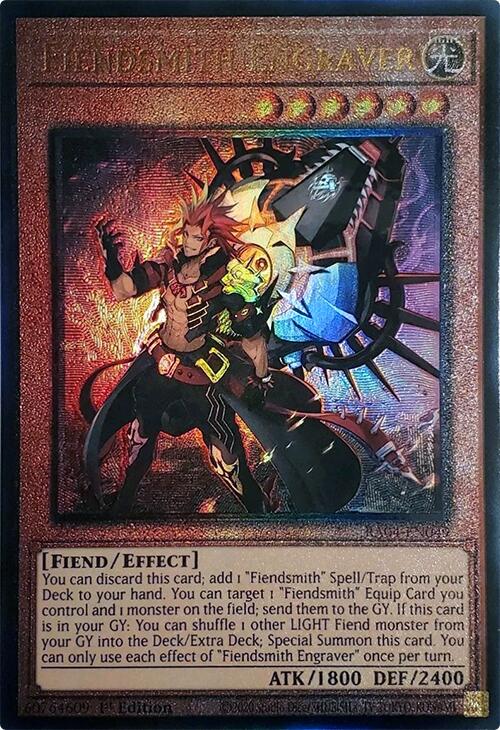 Fiendsmith Engraver [RA04-EN049] Prismatic Ultimate Rare | Gear Gaming Fayetteville