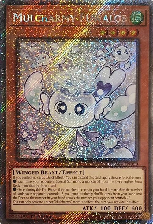 Mulcharmy Fuwalos [RA04-EN050] Platinum Secret Rare | Gear Gaming Fayetteville