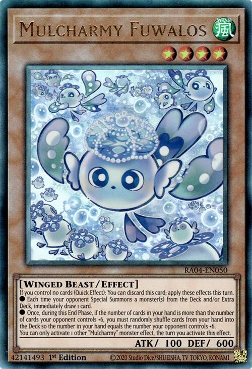 Mulcharmy Fuwalos [RA04-EN050] Prismatic Ultimate Rare | Gear Gaming Fayetteville