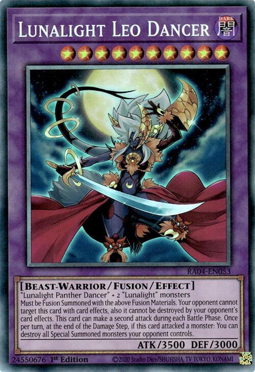 Lunalight Leo Dancer [RA04-EN053] Prismatic Collector's Rare | Gear Gaming Fayetteville