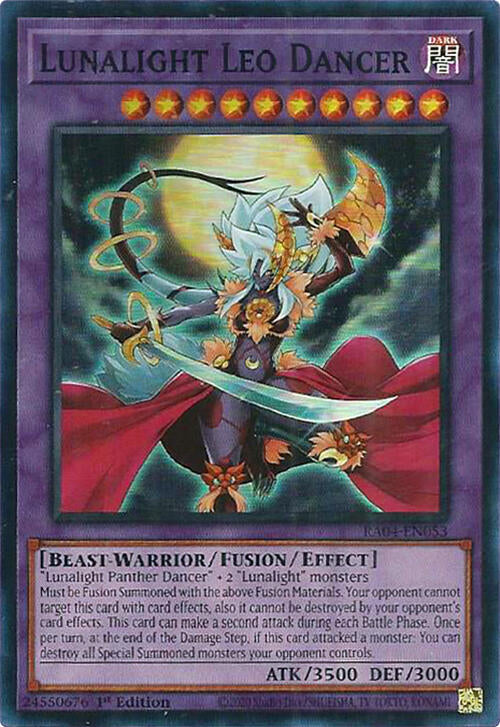 Lunalight Leo Dancer [RA04-EN053] Super Rare | Gear Gaming Fayetteville