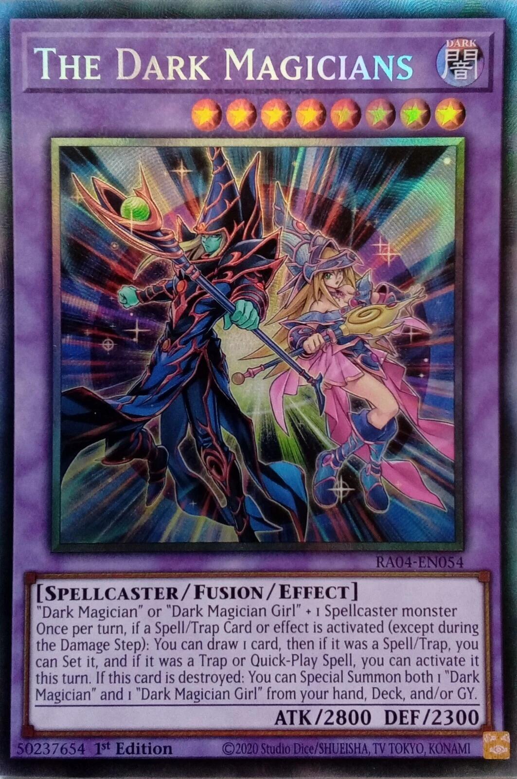 The Dark Magicians [RA04-EN054] Prismatic Collector's Rare | Gear Gaming Fayetteville