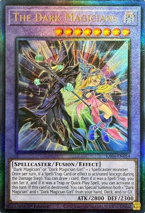 The Dark Magicians [RA04-EN054] Prismatic Ultimate Rare | Gear Gaming Fayetteville